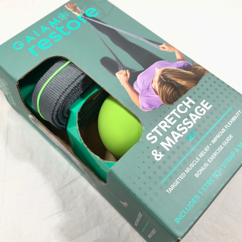 GAIAM RESTORE STRETCH & MASSAGE KIT - Picture 3 of 10